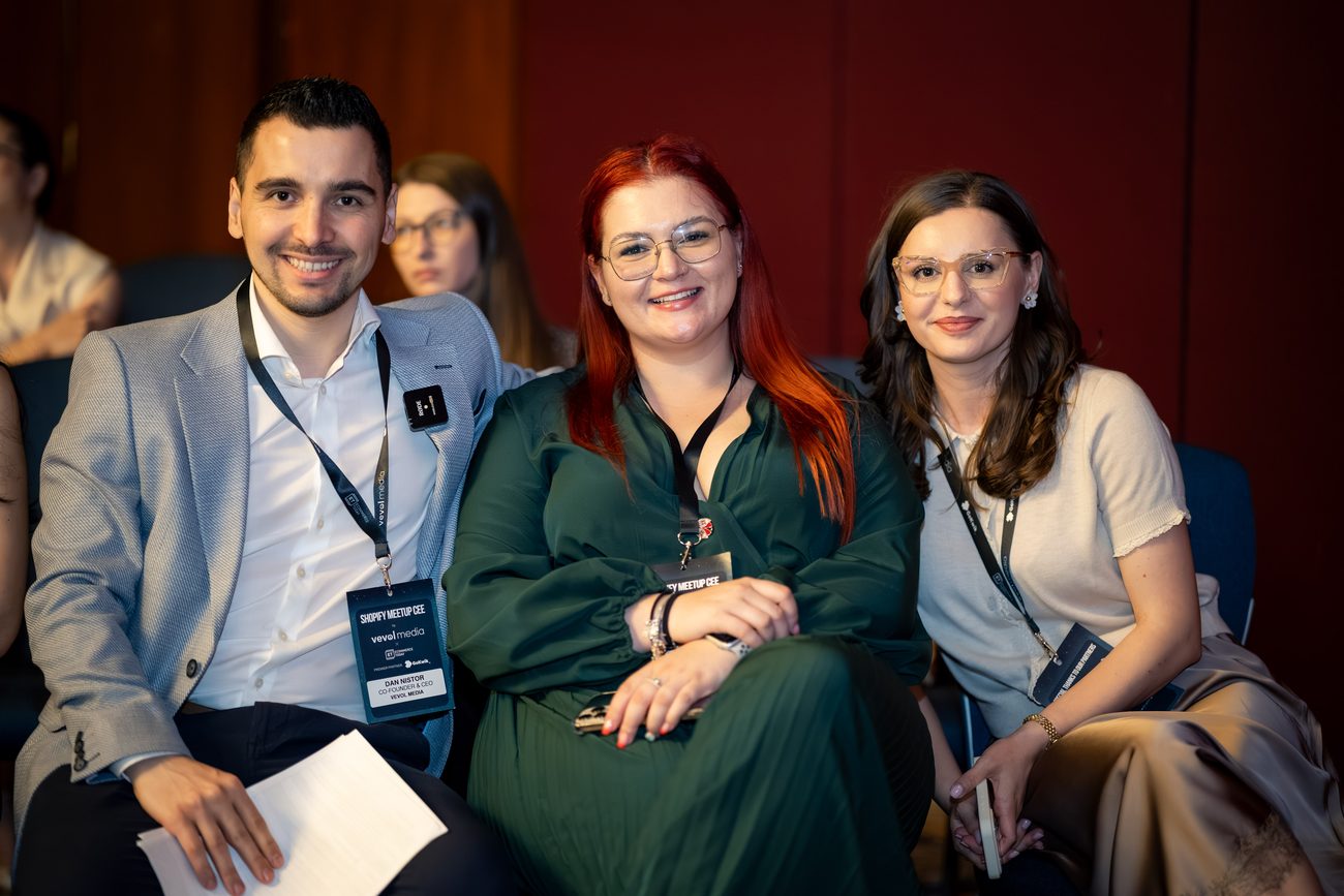 Founders networking at a Perspective Events event